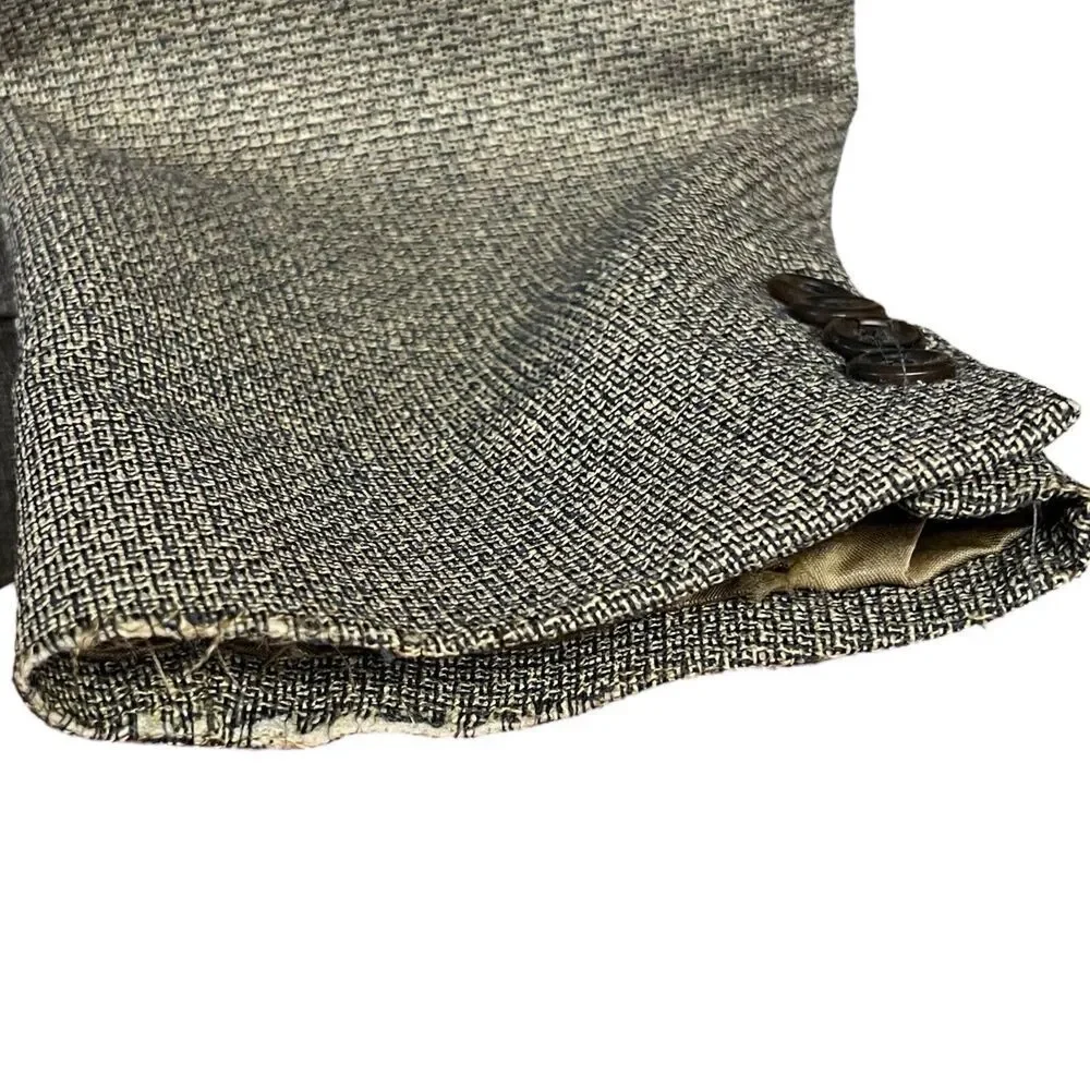 Bowdon Classic Sport Coat Von Maur‎ Tweed 44 Short 2 Button USA Vent Pockets